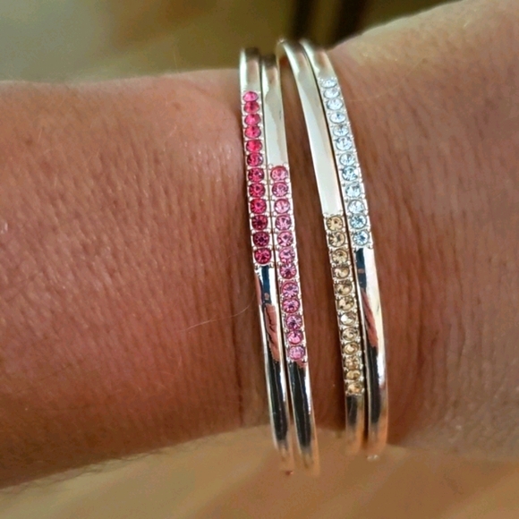 INC 4 Pave bangles - Picture 2 of 4